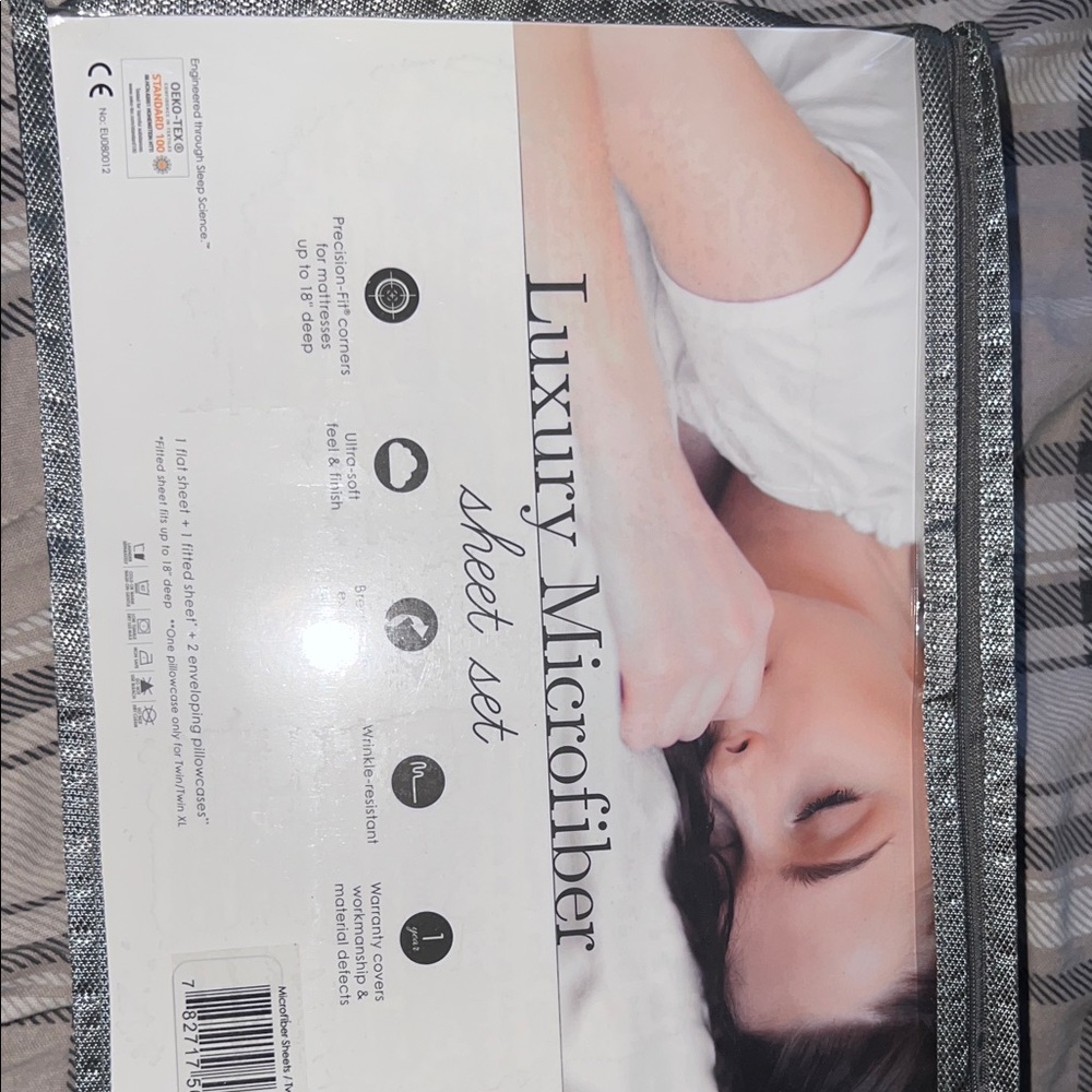 Luxury Microfiber Sheet Set - Elegant Gray